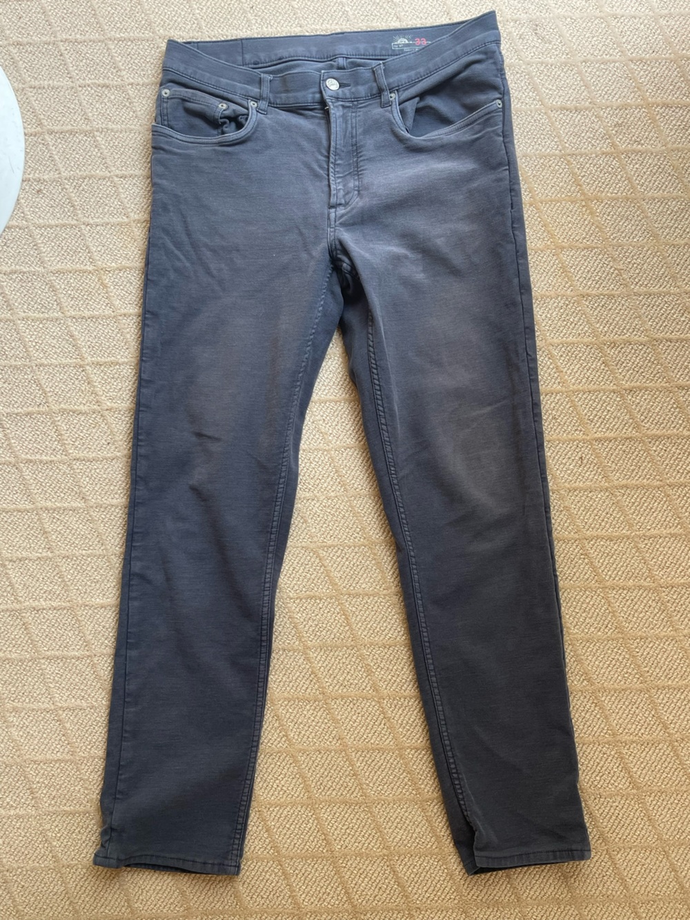 Faherty Washed Navy Straight Leg Pants